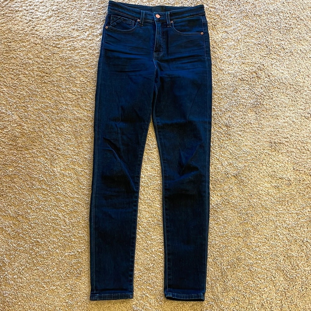 Buckle Black Sculpted High Rise Skinny Jeans